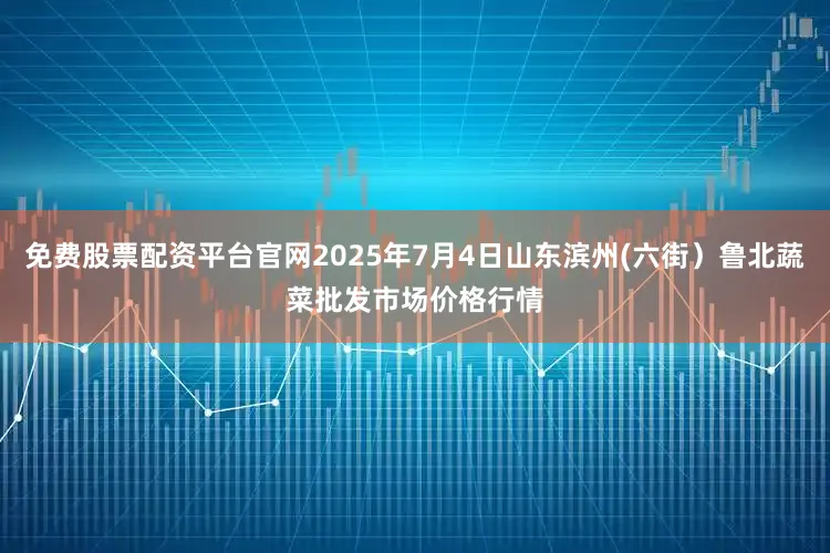 免费股票配资平台官网2025年7月4日山东滨州(六街)鲁北蔬菜批发市场价格行情